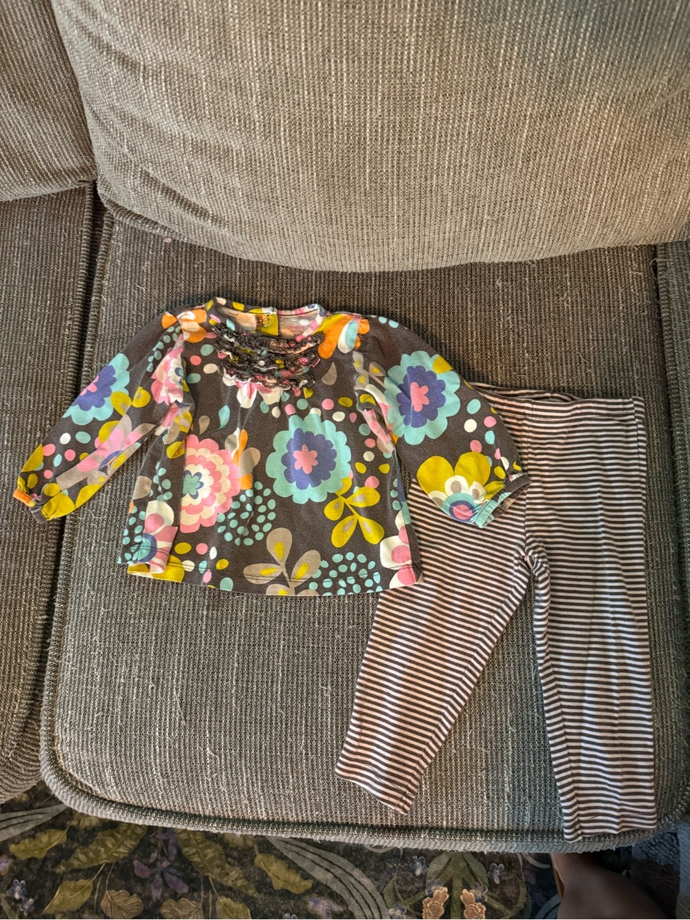 Carter's Multicolor Polka Dot Baby Bottoms - Gray, Pink, Yellow, Aqua